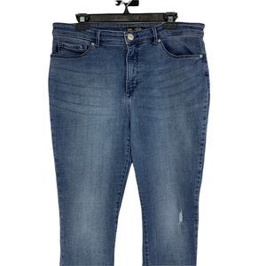 Womens Lee Jeans Size 16 Sculpting Slim Fit Mid Rise Straight Leg 0795
